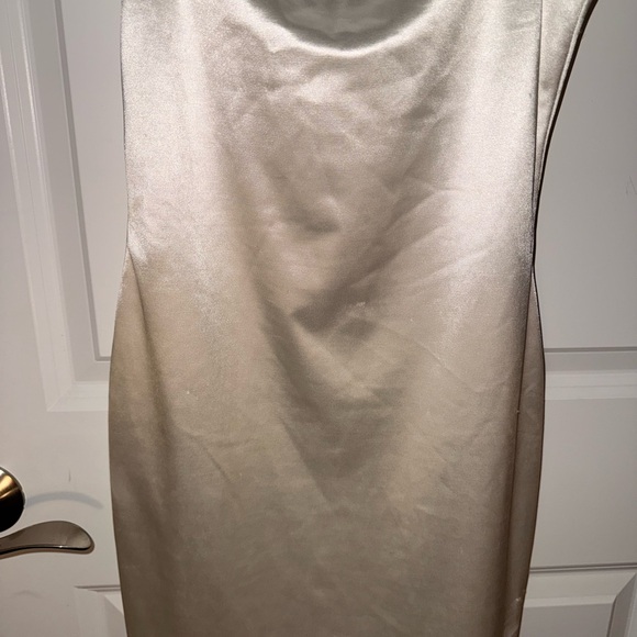 Meshki White Rhinestone Strap Mini Dress - Picture 10 of 11